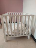 Wit houten kinderpark/babybed, Kinderen en Baby's, Babyparken, Ophalen, Gebruikt, Rechthoekig, In hoogte verstelbaar