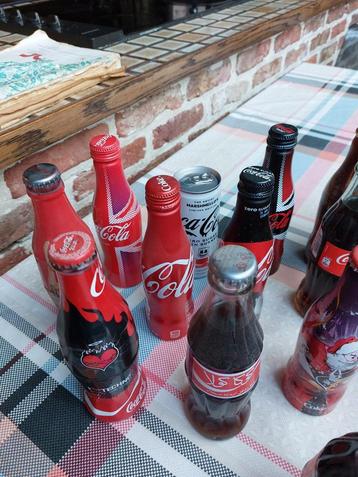 Cola verzameling flesjes cola vol