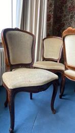 6 stoelen waarvan de zitting begint te verslijten., Huis en Inrichting, Stoelen, Ophalen, Gebruikt, Klassiek, Vijf, Zes of meer stoelen