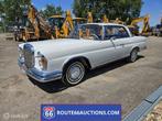 Mercedes-Benz 250SE coupe | 1965 | Route 66 Auctions, Auto's, Oldtimers, Zwart, Mercedes-Benz, Bedrijf, Handgeschakeld