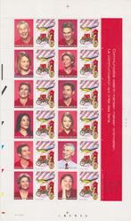 Belgique 2001 timbres avec vignettes en feuilles complètes, Neuf, Envoi, Non oblitéré