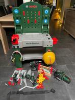 Kinder speelgoed werktafel van Bosch met accessoires, Kinderen en Baby's, Zo goed als nieuw, Ophalen