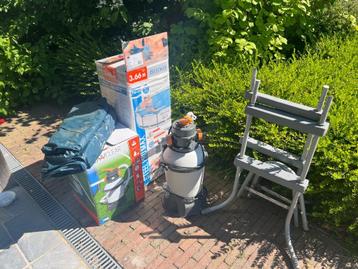 Bestway steel pro Max 3,66 m h 0,76 incl. Zandfilter en acce beschikbaar voor biedingen