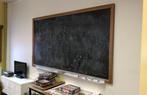 Krijtbord met houten kader, Ophalen, Gebruikt, Krijtbord