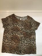 bruin gevlamd bloesje ta L, Kleding | Dames, Blouses en Tunieken, Bruin, Ophalen of Verzenden, Zo goed als nieuw, ANDERE