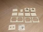 lot Beker afdek-plaatjes, Doe-het-zelf en Bouw, Elektriciteit en Kabels, Ophalen, Zo goed als nieuw, Schakelaar