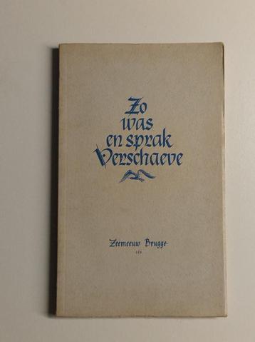 Zo was en sprak Cyriel Verschaeve - Zeemeeuw Brugge, Enlèvement ou Envoi, Utilisé