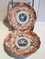 2x Antiek Imari bord, 19e eeuw, handgeschilderd nr6/7, Antiek en Kunst, Antiek | Porselein, Verzenden