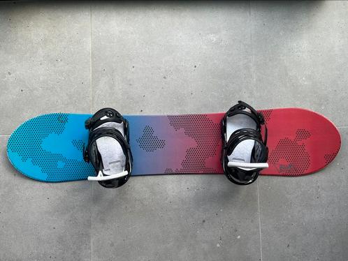 Snowboard Head Kizamu Jr 118cm + fixation Burton, Sport en Fitness, Snowboarden, Gebruikt, Schoenen