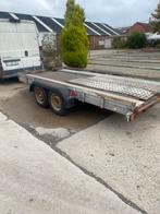 Platte aanhangwagen van 3 ton, Auto diversen, Aanhangers en Bagagewagens, Ophalen, Gebruikt