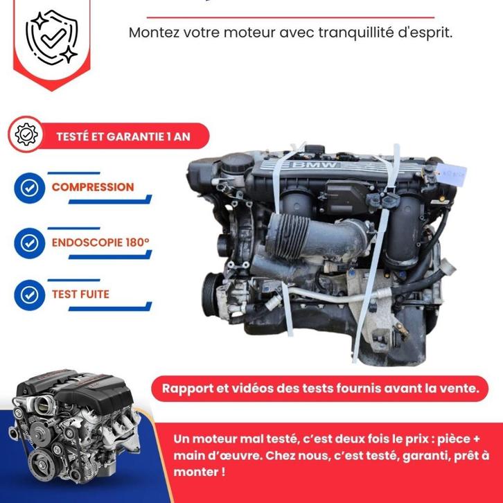 Complete motor BMW 323i 325i e90/523i 525i e6, Auto-onderdelen, Motor en Toebehoren, BMW, Nieuw, Ophalen of Verzenden