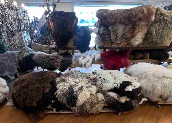 Schapenvachten diverse maten Luxe modellen, Huis en Inrichting, Woonaccessoires | Plaids en Woondekens, Gebruikt, Ophalen of Verzenden