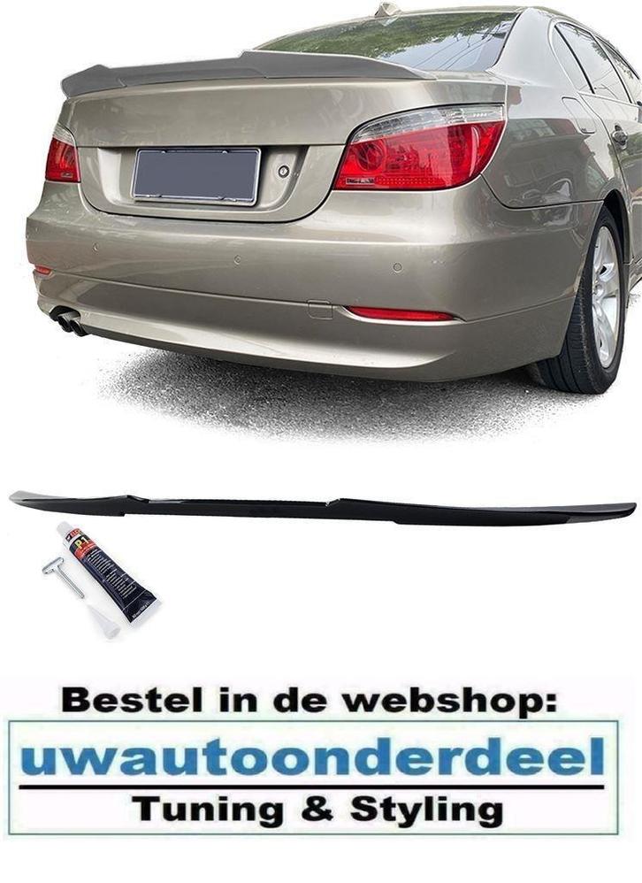 Achterklep Ducktale Spoiler Glans Zwart Voor Bmw 5 Serie E60, Auto diversen, Tuning en Styling, Verzenden