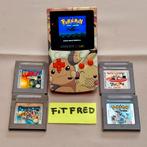 Game Boy Color IPS • Pikachu/Raichu • + 4 games(incl. repro), Ophalen of Verzenden, Zo goed als nieuw, Game Boy Color