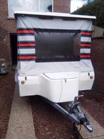 Opvouwbare aanhangwagen, Caravans en Kamperen, Ophalen, Beige, Tot en met 4