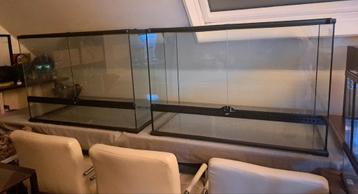 Exo Terra 4 terraria 90bx60hx45d 130€/stuk beschikbaar voor biedingen