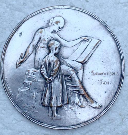 Medaille, penning Comite Provencial Secours, Brabant 1914-19, Verzamelen, Militaria | Algemeen, Overige soorten, Lintje, Medaille of Wings