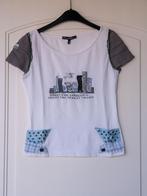 T-shirt, merk Tricot Chic, maat S, als nieuw, Kleding | Dames, Tricot Chic, Wit, Zo goed als nieuw, Maat 36 (S)