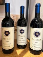 Sassicaia vertical 2019, 2020 et 2021, Collections, Vins, France, Enlèvement ou Envoi, Vin rouge, Neuf