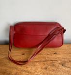 Delvaux schoudertasje Miss rood, Ophalen of Verzenden, Gebruikt, Rood, Schoudertasje