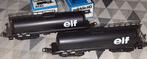 2 x Märklin HO 4747 tankwagen "Elf" van de SNCF, Ophalen of Verzenden, Zo goed als nieuw, Wagon, Märklin