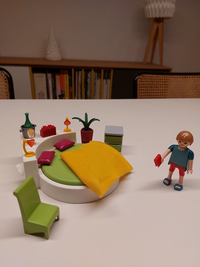 La chambre à coucher Playmobil, Maison & Meubles, Chambre à coucher | Chambres à coucher complètes, Comme neuf, Enlèvement