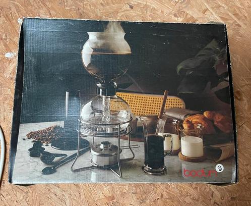 BODUM SANTOS vacuümkoffiezetapparaat, Elektronische apparatuur, Koffiezetapparaten, Nieuw, Gemalen koffie, Koffiemachine, 2 tot 4 kopjes
