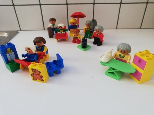 duplo 2608 - 1406 - 2783 familie figuurtjes, Kinderen en Baby's, Speelgoed | Duplo en Lego, Gebruikt, Duplo, Ophalen of Verzenden