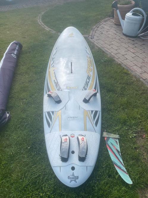 Windsurf set, Watersport en Boten, Windsurfen, Gebruikt, Plank, Minder dan 250 cm, Met vin(nen), Minder dan 5 m², Ophalen