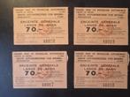 4 Tickets Grote Automobielprijs van Brussel 1962, Ophalen of Verzenden, Gebruikt, Overige typen