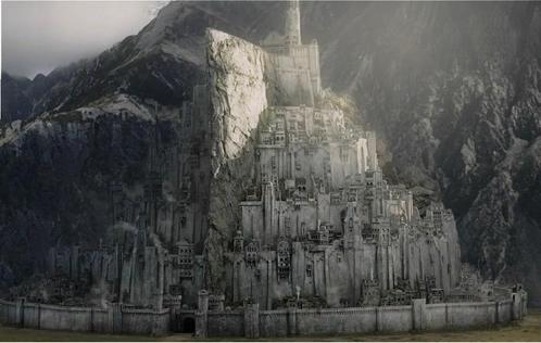 Le Seigneur des Anneaux - Minas Tirith — Collectors item, Collections, Lord of the Rings, Neuf, Statue ou Buste, Enlèvement ou Envoi