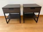 Tables de chevet IKEA Duo, Comme neuf, Bois, Moins de 55 cm, Enlèvement