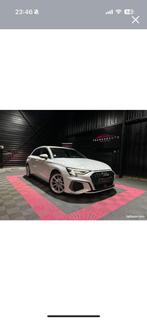 Audi A3 35 TDI 150 CV S Line, Auto's, Automaat, USB, Leder en Stof, Wit