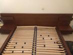 Bedonderstel bed frame met nachtkastjes MALM Ikea, Huis en Inrichting, Ophalen, Bruin, Tweepersoons, 200 cm