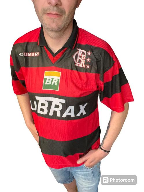 Maillot authentique Flamengo 1999-2000 Romario, Sports & Fitness, Football, Comme neuf, Maillot, Taille M