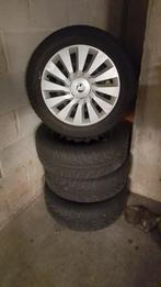 SKODA 16 inch winterwielen met Michelin 205-55-16, Auto-onderdelen, Banden en Velgen, Ophalen, Gebruikt, 16 inch, Banden en Velgen