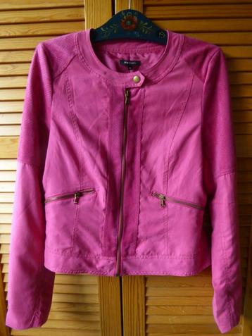 Morgan fuchsia/roze jasje/vestje (nog nieuw) - suède look beschikbaar voor biedingen