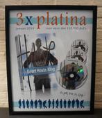 kader 3 x platina verkoop Geert Hoste - 52,5 cm x 42,5 cm, Verzamelen, Ophalen of Verzenden, Tv