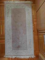Nepal tapijtje wol handgeknoopt 150 x 75 cm, Ophalen, 100 tot 150 cm, Beige, 50 tot 100 cm
