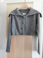 Gilet boléro Archipel à voir, Maat 38/40 (M), Grijs, Gedragen, Archipel bruphill
