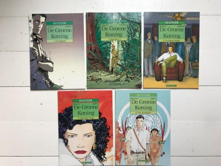 Mezzomo/Annestay De groene koning 1-5 SC 1991 Dupuis, Livres, BD, Neuf, Série complète ou Série, Enlèvement ou Envoi