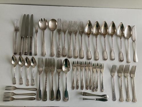Lot Bestek lepels,vorken, messen e.a. modellen o.a. Art Deco, Antiek en Kunst, Antiek | Bestek, Verzenden