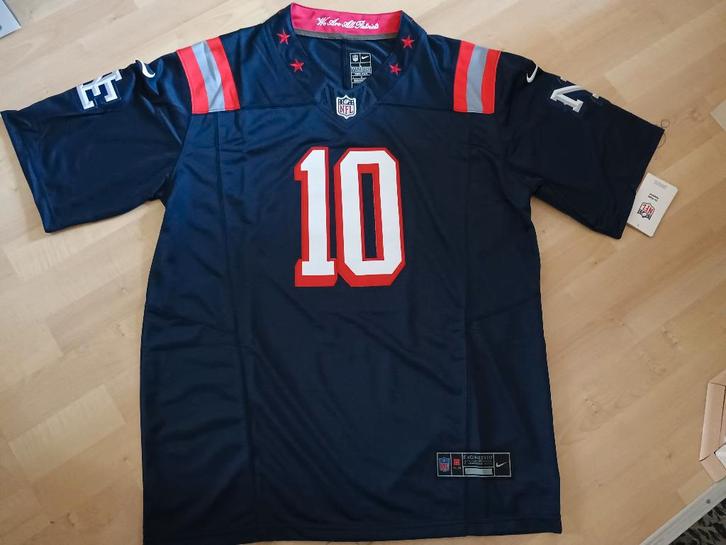 New England Patriots Jersey Maye maat: L, Kleding | Heren, Sportkleding, Nieuw, Overige typen, Maat 52/54 (L), Blauw, Ophalen of Verzenden