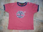Rood t-shirt met opschrift, Timberland, maat 74, Enfants & Bébés, Vêtements de bébé | Taille 74, Utilisé, Enlèvement ou Envoi