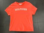 Oranje  T-shirt van Tommy Hilfiger - maat 164, Gebruikt, Meisje, Ophalen of Verzenden, Tommy Hilfiger