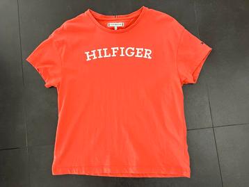 Oranje  T-shirt van Tommy Hilfiger - maat 164 beschikbaar voor biedingen