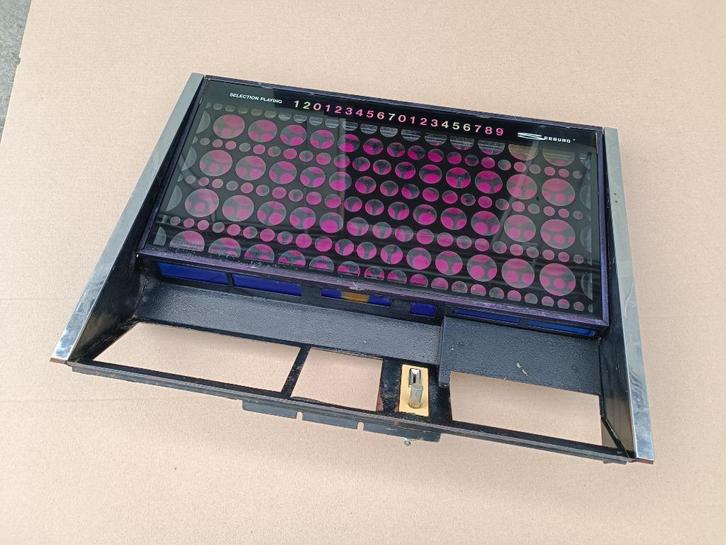 Top Paneel/ Glas Seeburg Olympian (1972) jukebox, Verzamelen, Automaten | Jukeboxen, Seeburg, Verzenden