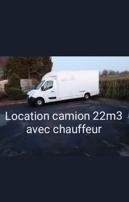 Location camion déménagement 22m3 avec chauffeur, Offres d'emploi, Emplois | Chauffeurs