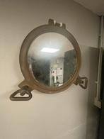 Koperen patrijspoort met spiegel - diameter 36c, Verzamelen, Scheepvaart, Ophalen of Verzenden