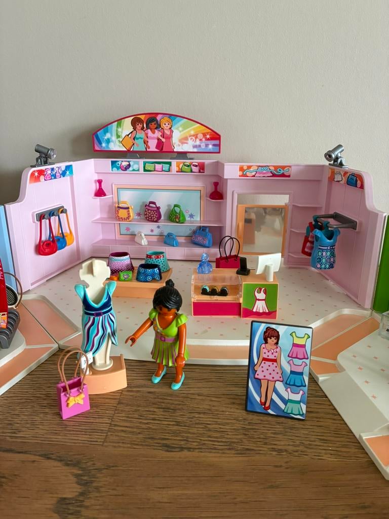 Galerie marchande Playmobil 9078 - jouet d'occasion